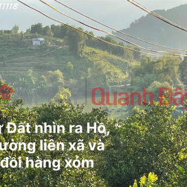 Garden house land for sale in Tuan Lo Tan Lac, view of irrigation lake, near Man Duc town, 1.1ha, surplus of 3 billion _0