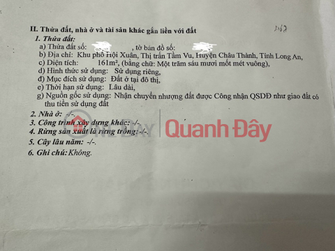 CHÍNH CHỦ Cần Bán Nhanh Dãy Nhà Trọ Đang Cho Thuê Thị trấn Tầm Vu, Châu Thành, Long An. _0