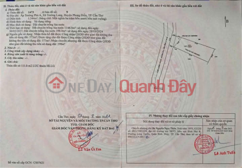 Owner Sells Land on Vam Bi Road - Truong Hoa - 4 Tong, Phong Dien, Can Tho City _0