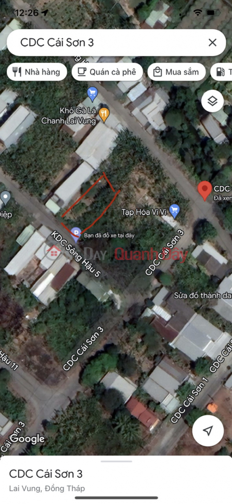 FULL RESIDENTIAL LAND - GOOD PRICE - Selling 2 Lots of Land Nice Location In Lai Vung District - Dong Thap _0