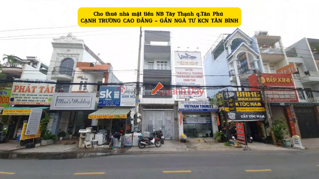 House for rent, Frontage NB Tay Thanh, 112m², 3 Floors - NEAR COLLEGE Rental Listings