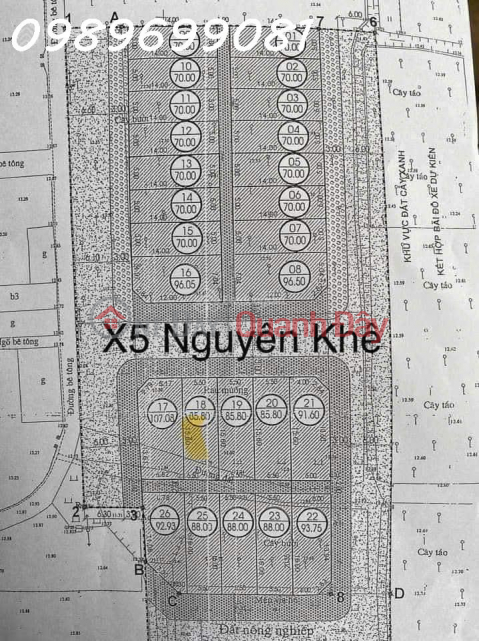 AUCTION LAND FOR SALE X5 NGUYEN KHE DONG ANH - NEAR NATIONAL HIGHWAY 3 _0