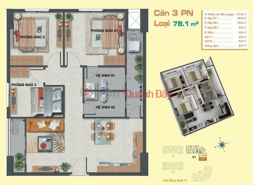 Own Hung Ngan Apartment Now 48A Duong Thi Muoi Street, Tan Chanh Hiep Ward, District 12, Vietnam | Sales đ 2.4 Billion