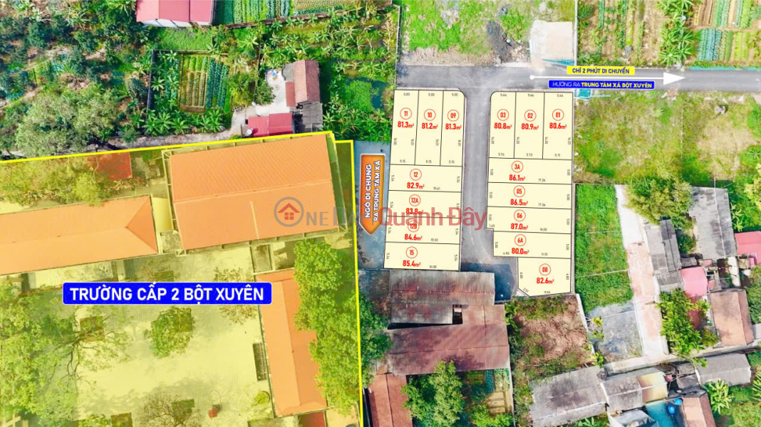 Property Search Vietnam | OneDay | Nhà ở, Niêm yết bán | Quỹ đất ngay đầu Mỹ Đức - Gần chợ, cầu Mỹ Hòa - Cách trung tâm Hà Đông chỉ 23km - Giá đầu tư
