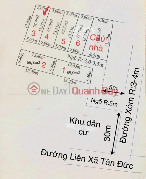 Owner Sells Plot of Land Located Near Inter-Commune Road in Minh Duc Town, Thuy Nguyen, Hai Phong. _0