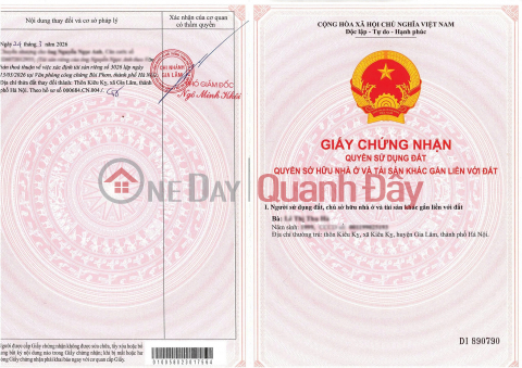 ĐẤT ĐẸP - GIÁ TỐT - CHÍNH CHỦ BÁN ĐẤT TRUNG DƯƠNG – GIA LÂM – Hà Nội _0