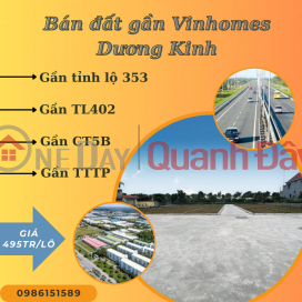 bán lô đất gần khu đô thị cao cấp nhất Hải Phòng Vinhomes Dương Kinh. giá siêu rẻ 495Tr/Lô. _0