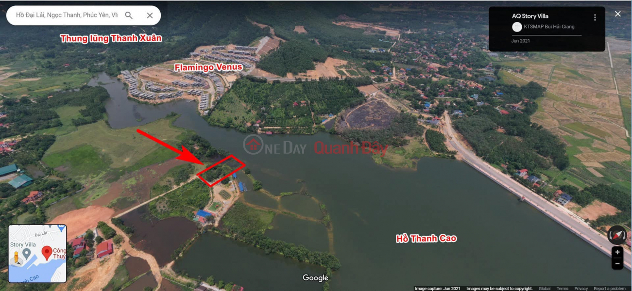 Property Search Vietnam | OneDay | Residential, Sales Listings, For sale 1850m2 lake view Thanh Cao, Ngoc Thanh, Phuc Yen, Vinh Phuc