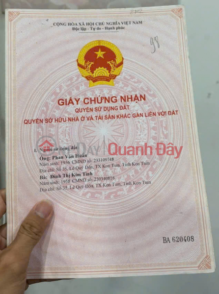 Property Search Vietnam | OneDay | Nhà ở Niêm yết bán | HOT HOT –CẦN BÁN ĐẤT CÓ SẴN PHÒNG TRỌ - Đường Hoàng Tăng Bí, phường Hòa An, quận Cẩm Lệ, TP. Đà Nẵng