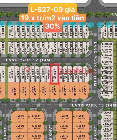 Own the golden land lot L-S27-09 at Casa Centra Duy Hai project _0