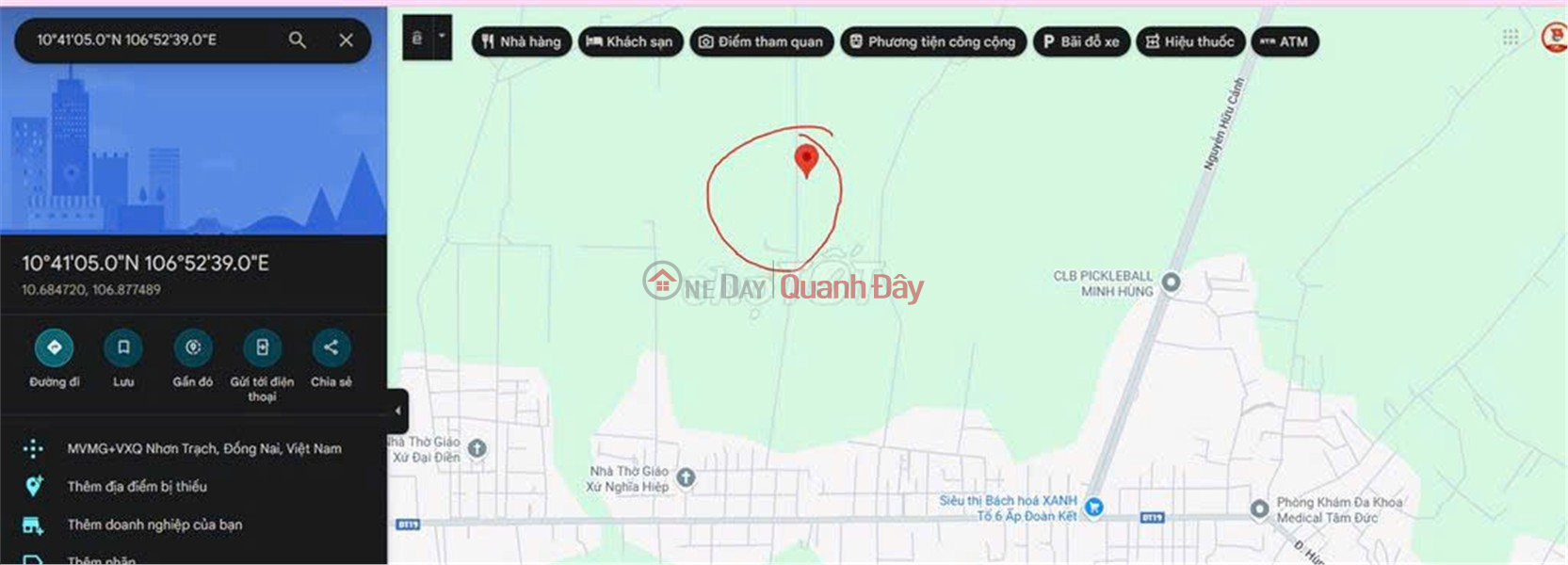 PRIME LAND - ATTRACTIVE INVESTMENT OPPORTUNITY FOR PROFIT. Owner needs to sell a plot of land in Nhon Trach district, Dong Nai province., Vietnam | Sales | đ 3.95 Billion