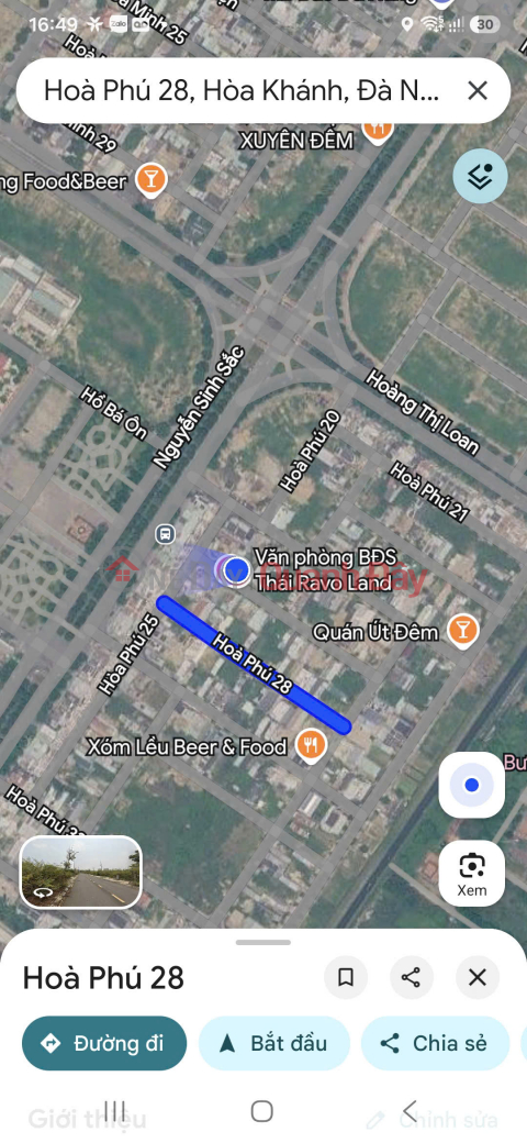 Land for sale on Hoa Phu 28 Street - Clean and beautiful - Kim Long Zone E _0