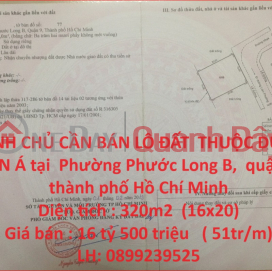 OWNER FOR SALE LOT OF LAND BELONGING TO KIEN A PROJECT in Phuoc Long B Ward, District 9, Ho Chi Minh City _0