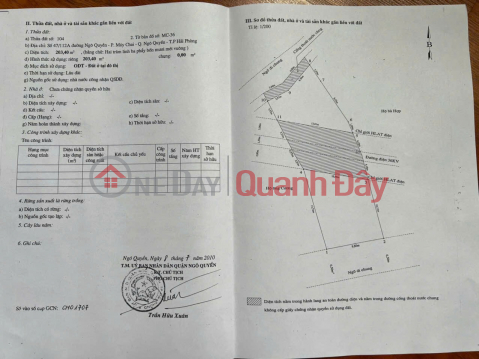 Owner Needs to Sell Land Plot (old villa house available) 47\/112 Ngo Quyen Street, Hai Phong City _0