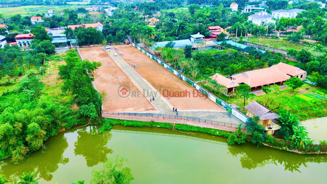 Lakefront land plot, 100m2, 8m frontage, full residential land title, 2.9 billion VND. Sales Listings