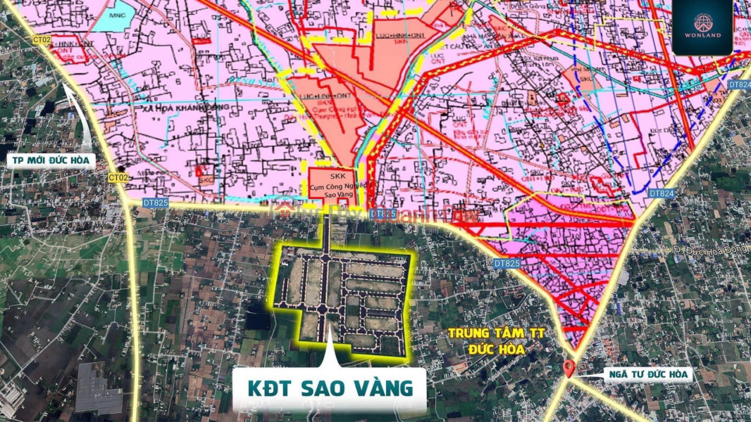 Property Search Vietnam | OneDay | Niêm yết bán Bán nền đất thổ cư trong kdc Sao Vàng gần cầu Láng Ven Đức Hòa Long An