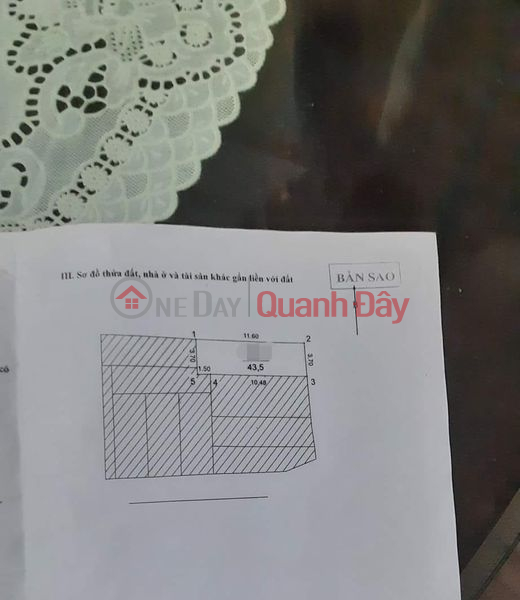 Bán nhà Thanh Lân, Nam Dư 44m 6 ngủ oto đỗ cửa chỉ 4.45 tỷ Niêm yết bán