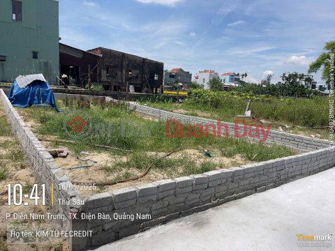 BEAUTIFUL LAND - GOOD PRICE - OWNER Need to sell land in Dien Nam Trung Ward, Dien Ban Town, Da Nang City. _0