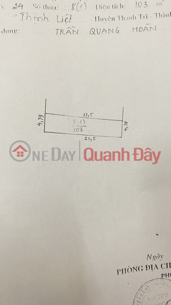Tân Mai đất vàng, ô tô tránh 103m chỉ 16 tỷ, mặt ngõ kinh doanh Niêm yết bán