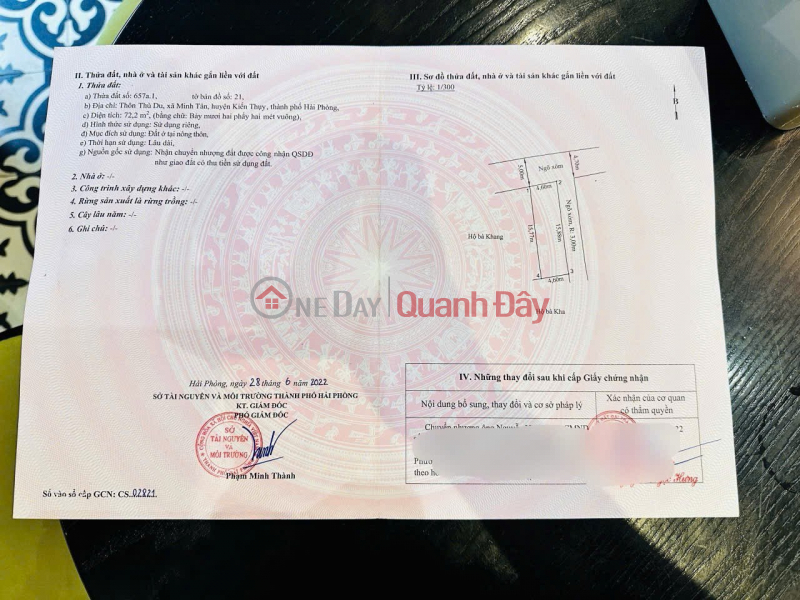 Property Search Vietnam | OneDay | Nhà ở Niêm yết bán | LÔ GÓC MẶT ĐƯỜNG THU DU – MINH TÂN GIÁ 1.4x TỶ QUỸ ĐẤT HIẾM KHU DÂN CƯ – DỄ KHAI THÁC ĐẦU TƯ ZALO 0567 222