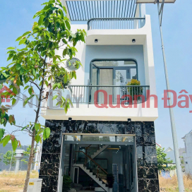 Bán nhà lầu đẹp, KDC Thạnh Phú, đường nhựa bàn cờ chỉ 2ty380 _0