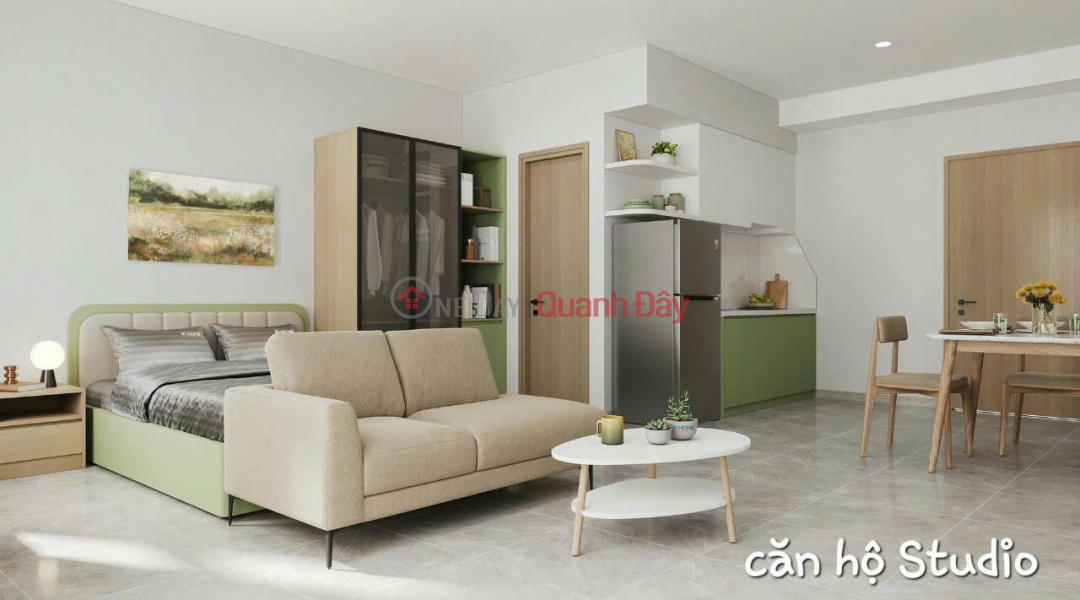 Căn hộ Studio cho người độc thân & vợ chồng trẻ – Vay dễ, lãi thấp Niêm yết bán