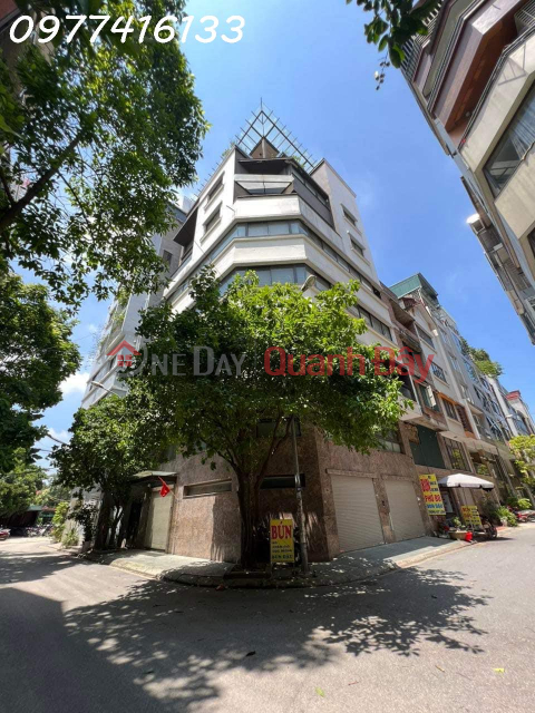 Super product in Cau Giay corner lot, 100m2 x 9 floors, 3 airy subdivisions, sidewalks, office business _0