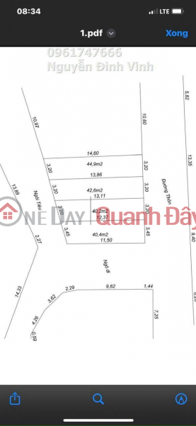 PRICE ONLY 1TY250 TO OWN A BEAUTIFUL LOT OF LAND IN THUY HUONG-CHUONG MY | Vietnam Sales đ 1.25 Billion