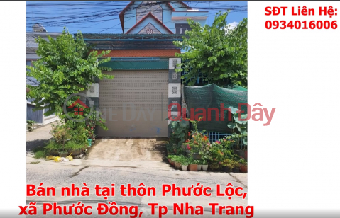 FOR SALE 3-STORY HOUSE IN Phuoc Loc Village, Phuoc Dong Commune, Nha Trang City, Khanh Hoa _0