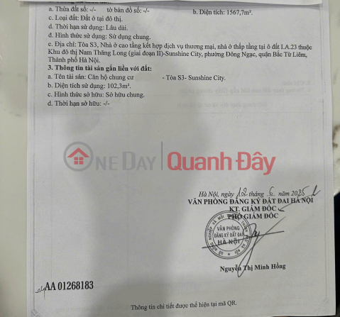 Apartment for sale by owner at Sunshine City project, located within Ciputra complex, Bac Tu Liem district. _0