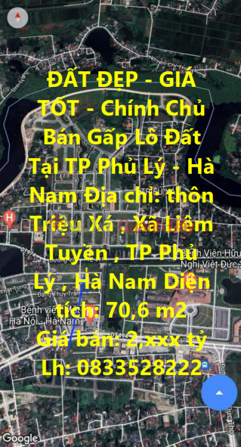 BEAUTIFUL LAND - GOOD PRICE - Owner Urgently Selling Land Lot In Phu Ly City - Ha Nam _0