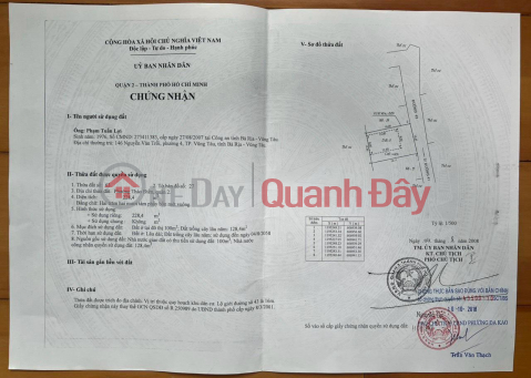 OWNER NEEDS TO SELL LAND LOT QUICKLY In Thao Dien Ward (Old District 2) - Thu Duc City - HCM _0