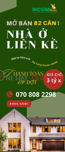 FOR THE FIRST TIME IN BINH DUONG "OPENING FOR SALE 82 TOWN HOUSES" Chanh My Ecological Urban Area Sales Listings