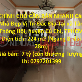 GENERAL FOR SALE QUICKLY Beautiful House Great Location In Cu Chi District, Ho Chi Minh City _0