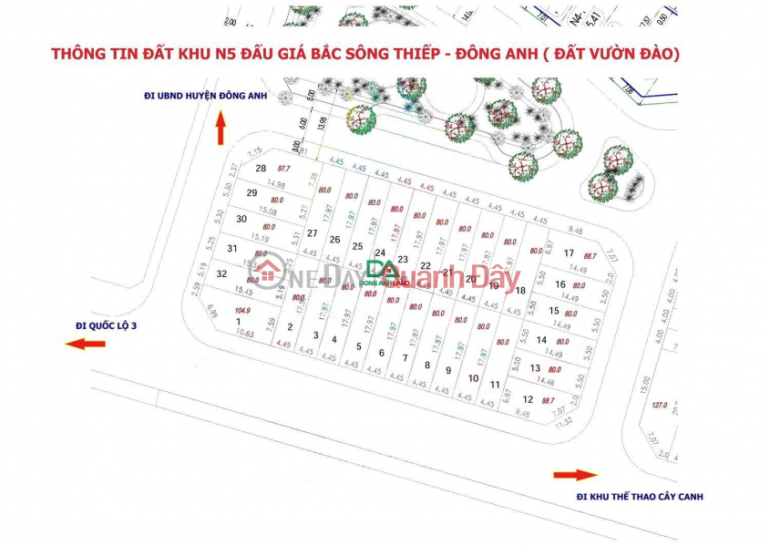 Selling business land, corner lot 88.7m, Auction Dao Uy No Dong Anh Garden. Vietnam Sales | đ 12 Billion
