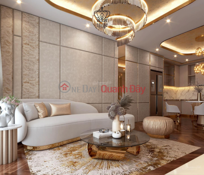 Property Search Vietnam | OneDay | Nhà ở Niêm yết bán | Căn hộ 2PN tại Golden Crown Hai Phong - Không chỉ là nhà, mà còn là tác phẩm nghệ thuật