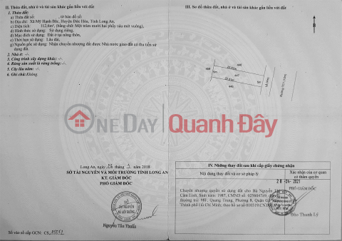 BEAUTIFUL LAND - GOOD PRICE - Land for Sale by Owner in My Hanh Bac Commune, Duc Hoa District, Long An Province _0