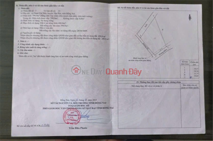 ĐẤT ĐẸP - VỊ TRÍ ĐẮC ĐỊA - Chính Chủ Bán Đất 3 Mặt Đường Xã Nam Cát Tiên, Tân Phú, Đồng Nai Niêm yết bán
