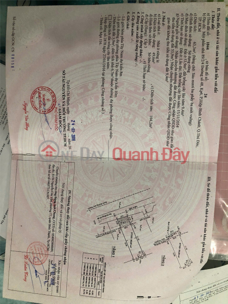 Property Search Vietnam | OneDay | Residential | Sales Listings HOT HOT - OWNER NEEDS TO SELL HOUSE AT Branch 3, Street No. 48, Hiep Binh Chanh Ward, Thu Duc City, Ho Chi Minh City