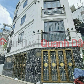 Beautiful 5-storey house in car alley Thich Quang Duc, 4x10m, 4 rooms _0