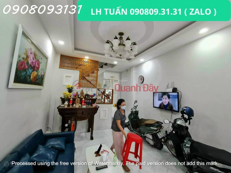 3131- Bán nhà HXH Huỳnh Văn Bánh, Phú Nhuận, 50m2 nở hậu 2 tầng, 6 tỷ 8 Niêm yết bán