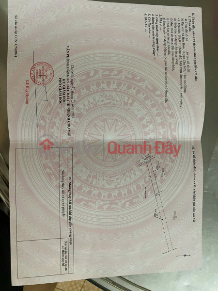 đ 600 Million, Owner Sells 534m2 of Land in Hoa Binh Commune, Cho Moi District, An Giang Province. Full Legal Documents