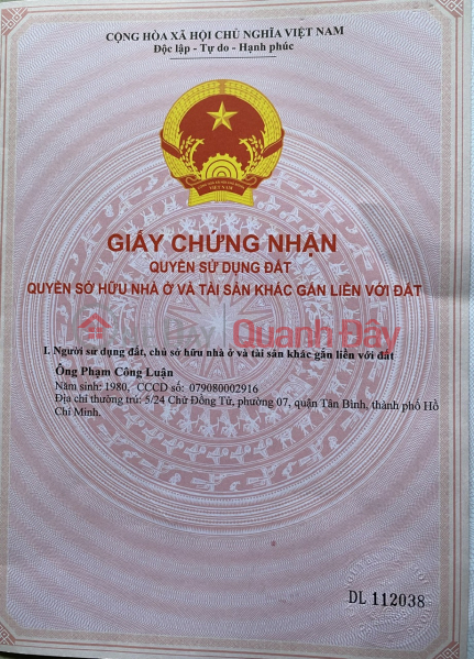 Property Search Vietnam | OneDay | Nhà ở Niêm yết bán, CHÍNH CHỦ BÁN NHANH ĐẤT MẶT TIỀN ĐƯỜNG NHỰA Thị Xã Bến Cát, Bình Dương