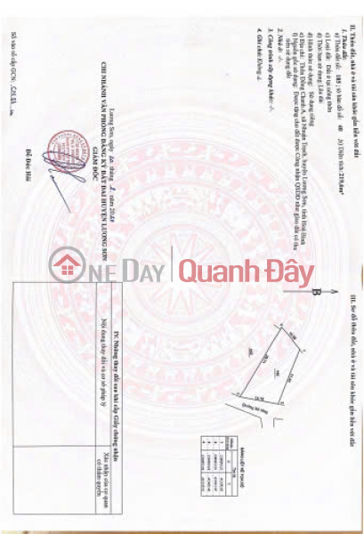 BÁN LÔ ĐẤT 219m full thổ cư GẦN KCN NHUẬN TRẠCH Niêm yết bán