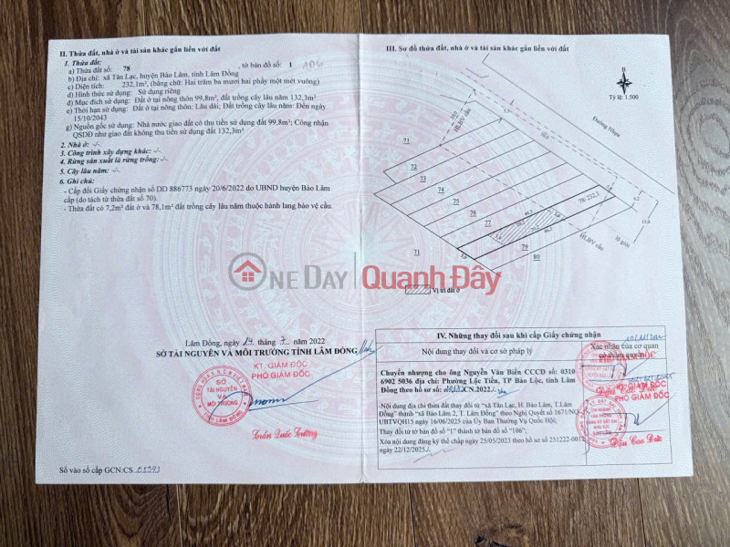 ĐẤT ĐẸP- GIÁ TỐT CHÍNH CHỦ CẦN BÁN NHANH LÔ ĐẤT TIỀM NĂNG TẠI huyện Bảo Lâm, tỉnh Lâm Đồng Niêm yết bán