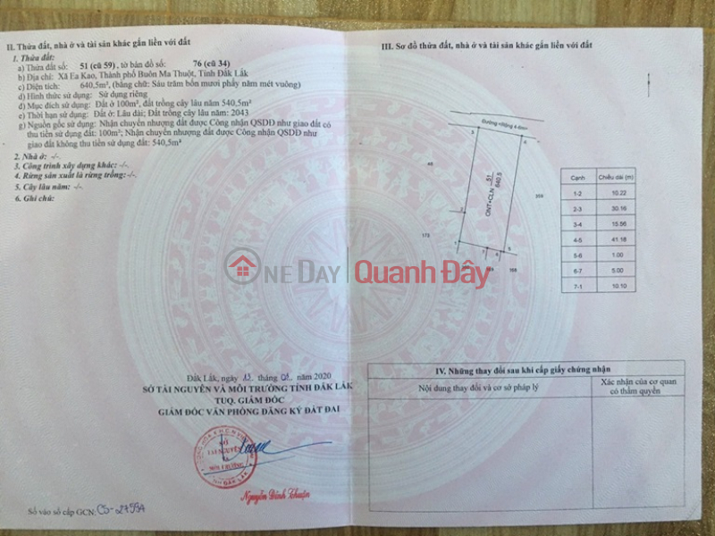 Property Search Vietnam | OneDay | Nhà ở Niêm yết bán, Chính Chủ Cần Bán Nhà Vườn Nghỉ Dưỡng Vị Trí Đẹp Tại Xã Eakao Buôn Ma Thuột Đăk Lăk