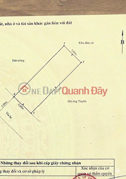 Land plot on Ngo Kim Tai street - Quan Nam - 73m² - 5m sidewalk - Price 5.99 billion VND - prime business location Vietnam | Sales, đ 5.99 Billion