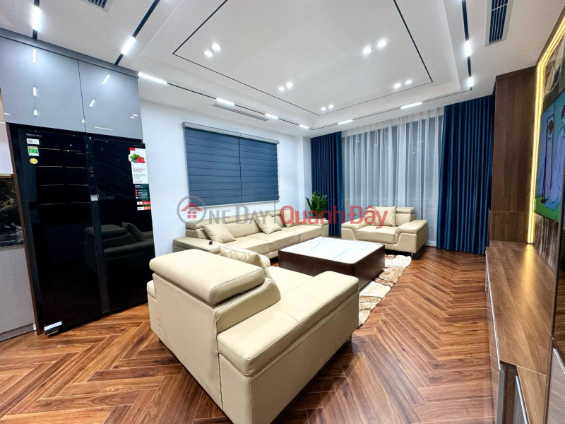 ₫ 12.99 Billion Beautiful house to welcome Tet Ngoc Lam, 60m x 7 floors, corner lot, elevator, garage, full high-end furniture