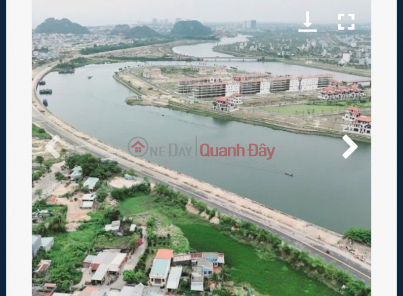 đ 5.7 Billion, - Commercial frontage land in area 1B, near the back gate of FPT University.