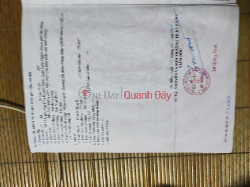 HOT HOT BEAUTIFUL HOUSE – GREAT PRICE – OWNER SELLING HOUSE In Hoa Khanh Nam Ward, Lien Chieu District, Da Nang Sales Listings